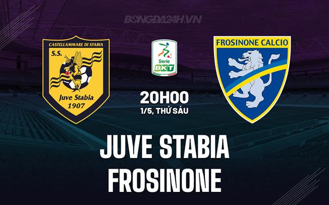Nhận định - dự đoán Juve Stabia vs Frosinone 20h00 ngày 1/5 (Hạng 2 Italia 2025/26)
