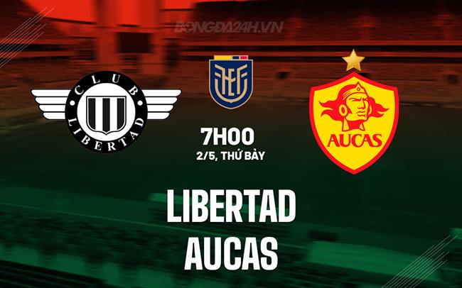 Nhận định bóng đá Libertad FC vs Aucas 7h00 ngày 2/5 (VĐQG Ecuador 2026)