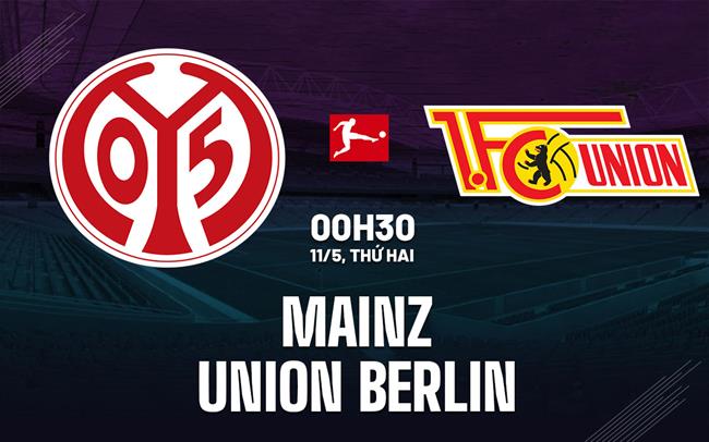 Nhận định bóng đá Mainz vs Union Berlin 0h30 ngày 11/5 (Bundesliga 2025/26)