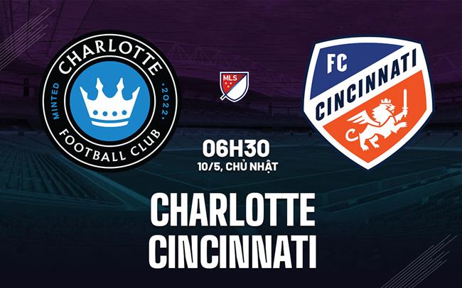 Nhận định bóng đá Charlotte vs Cincinnati 6h30 ngày 10/5 (Nhà nghề Mỹ 2026)