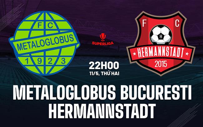 Nhận định Metaloglobus Bucuresti vs Hermannstadt 22h00 ngày 11/5 (VĐQG Romania 2025/26)