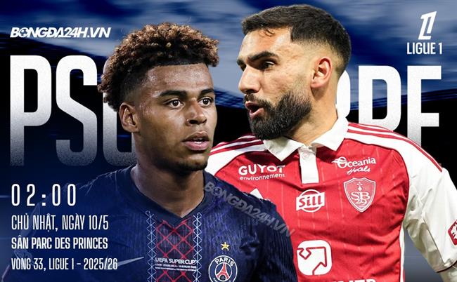 Nhận định PSG vs Brest 02h00 ngày 11/5 (Ligue 1 2025/26)