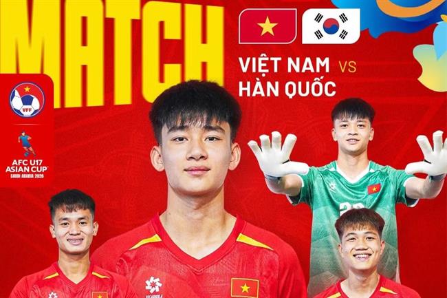 U17 Việt Nam vs U17 Hàn Quốc link xem trực tiếp hôm nay