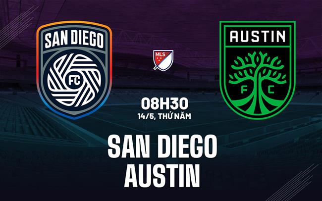 Nhận định bóng đá San Diego vs Austin 8h30 ngày 14/5 (Nhà nghề Mỹ 2026)