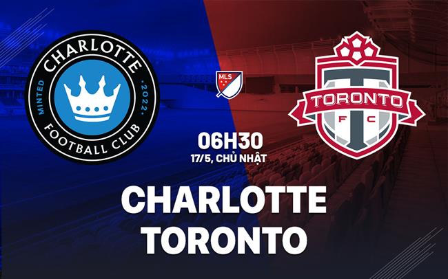 Nhận định bóng đá Charlotte vs Toronto 6h30 ngày 17/5 (Nhà nghề Mỹ 2026)