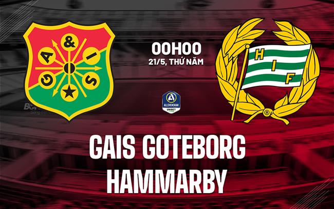 Nhận định GAIS Goteborg vs Hammarby 0h00 ngày 21/5 (VĐQG Thụy Điển 2026)