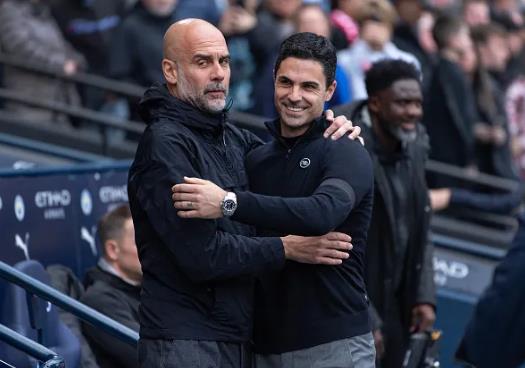 Mikel Arteta phản hồi trước tin đồn Pep Guardiola rời Man City