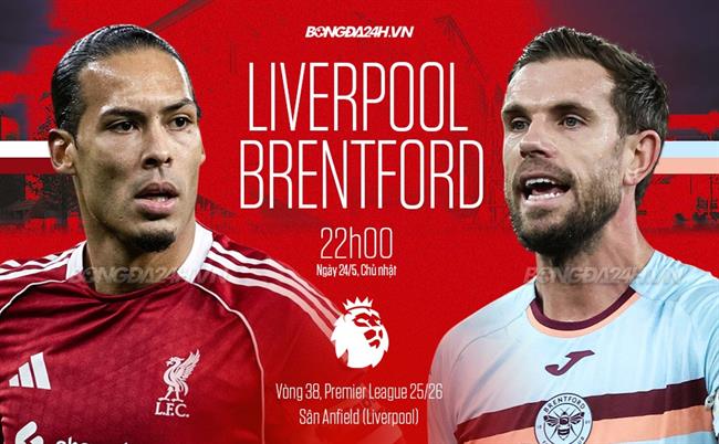 Nhận định Liverpool vs Brentford (22h00 ngày 24/5): Chờ chủ nhà đòi nợ