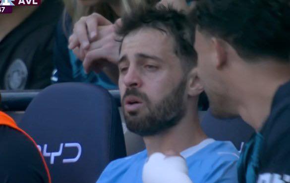 Bernardo Silva bật khóc trong trận cuối cùng cho Man City
