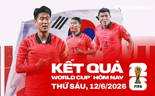Kết quả bóng đá World Cup hôm nay 12/06: Mexico vs Nam Phi, Hàn Quốc vs CH Séc