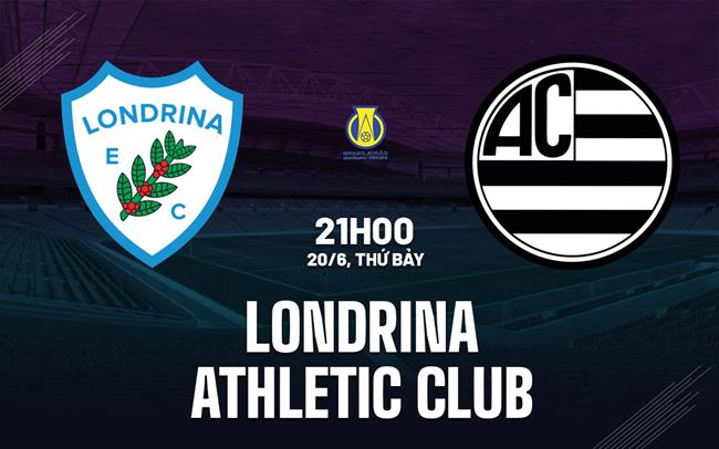 Nhận định bóng đá Londrina vs Athletic Club 21h00 ngày 20/6 (Hạng 2 Brazil 2026)