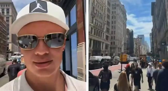 Erling Haaland thoải mái dạo phố New York mà không sợ bị làm phiền