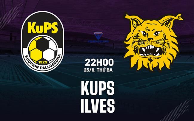 Nhận định bóng đá KuPS vs Ilves 22h00 ngày 23/6 (VĐQG Phần Lan 2026)
