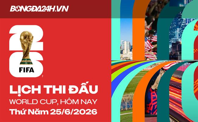 Lịch thi đấu bóng đá hôm nay 25/06/2026: Ecuador vs Đức, Scotland vs Brazil