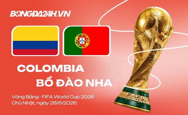 Đội hình Colombia vs Bồ Đào Nha dự kiến 6h30 ngày 28/06 (bảng K)