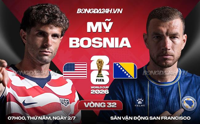 Nhận định Mỹ vs Bosnia (07h00 ngày 2/7): Con mồi cho chủ nhà
