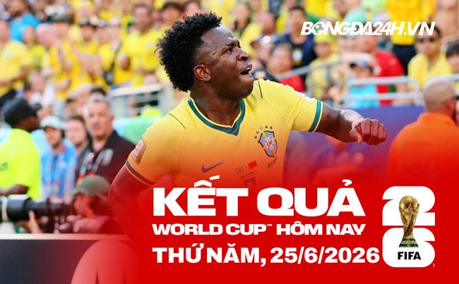 Kết quả bóng đá World Cup 2026: Brazil vs Nhật Bản, Đức vs Paraguay