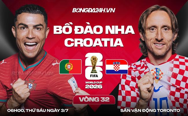 Nhận định Bồ Đào Nha vs Croatia (6h00 ngày 3/7): Vượt khó được không?