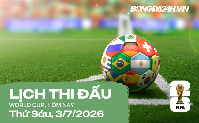 Lịch thi đấu bóng đá hôm nay 03/07: Bồ Đào Nha vs Croatia, Australia vs Ai Cập