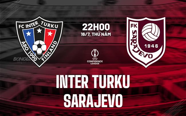 Nhận định bóng đá Inter Turku vs Sarajevo 22h00 ngày 16/7 (Conference League 2026/27)