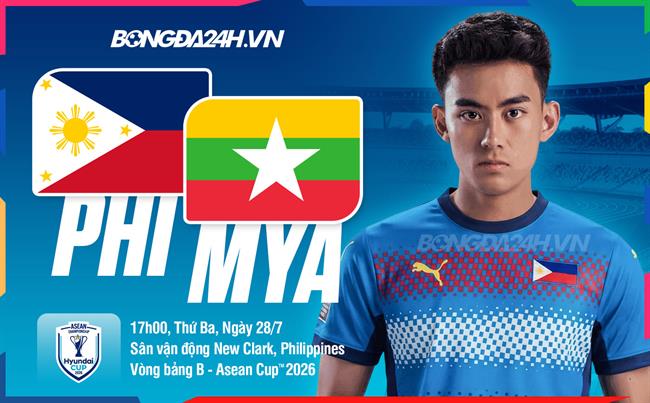 Nhận định Philippines vs Myanmar (17h00 ngày 28/7): Khách khó tạo bất ngờ