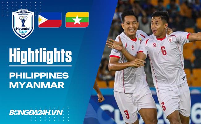 Highlights Philippines vs Myanmar: Chiến thắng đậm khó tin (ASEAN Cup 2026)