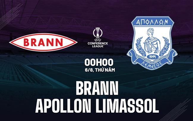 Nhận định bóng đá Brann vs Apollon Limassol 0h00 ngày 6/8 (Conference League 2026/27)