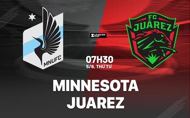 Nhận định bóng đá Minnesota vs Juarez 7h30 ngày 5/8 (Leagues Cup 2026)