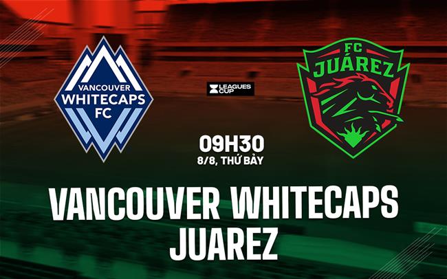 Nhận định bóng đá Vancouver Whitecaps vs Juarez 9h30 ngày 8/8 (Leagues Cup 2026)