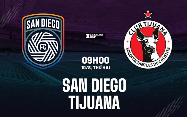Nhận định bóng đá San Diego vs Tijuana 9h00 ngày 10/8 (Leagues Cup 2026)