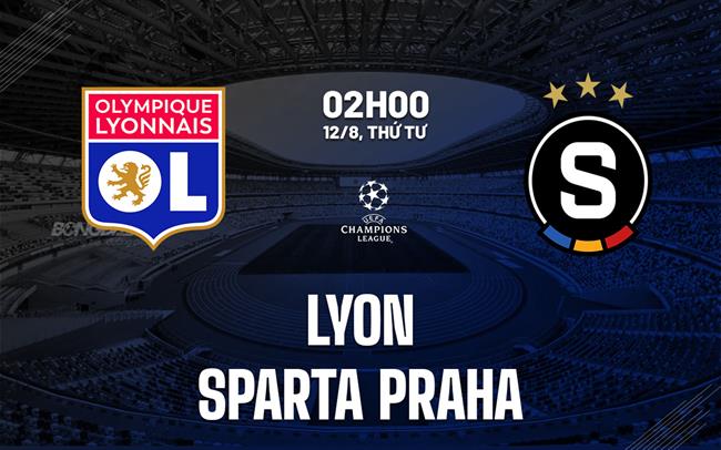 Nhận định bóng đá Lyon vs Sparta Praha 2h00 ngày 12/8 (Champions League 2026/27)