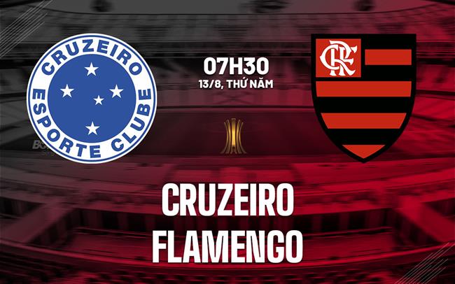 Nhận định bóng đá Cruzeiro vs Flamengo 7h30 ngày 13/8 (Copa Libertadores 2026)