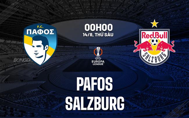 Nhận định bóng đá Pafos vs Salzburg 0h00 ngày 14/8 (Europa League 2026/27)