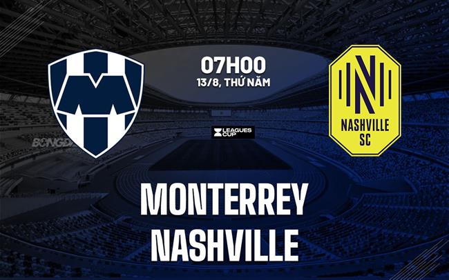 Nhận định bóng đá Monterrey vs Nashville 7h00 ngày 13/8 (Leagues Cup 2026)