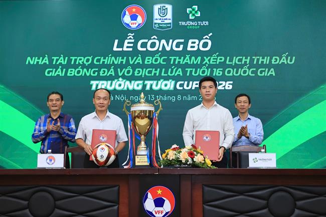 Khởi tranh giải U16 quốc gia Trường Tươi Cup 2026