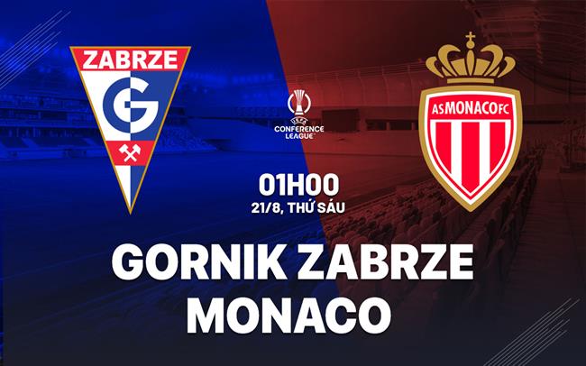 Nhận định Gornik Zabrze vs Monaco (1h00 ngày 21/8): Không dễ cho đội khách