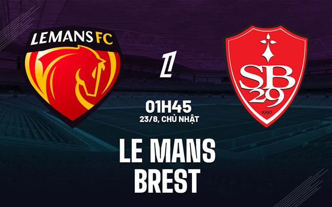Nhận định bóng đá Le Mans vs Brest 1h45 ngày 23/8 (Ligue 1 2026/27)