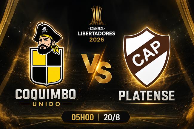 Dự đoán Coquimbo Unido vs Platense 05h00 ngày 20/8 (Copa Libertadores 2026)