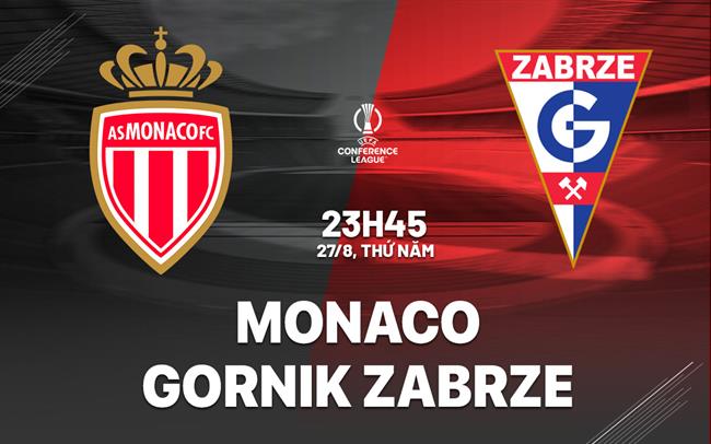 Nhận định Monaco vs Gornik Zabrze (23h45 ngày 27/8): Hoàn thành nhiệm vụ