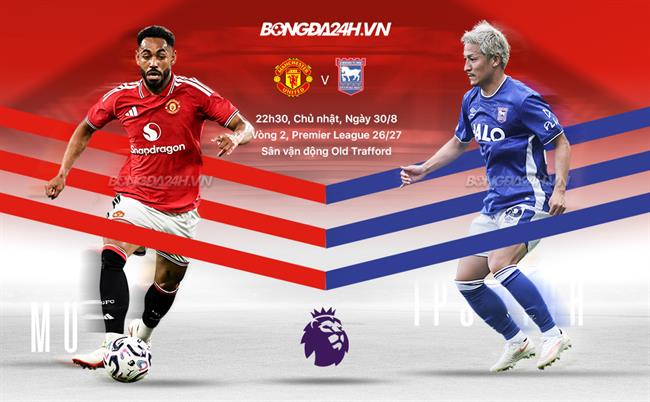 Nhận định MU vs Ipswich (22h30 ngày 30/8): Chờ Quỷ đỏ trở lại