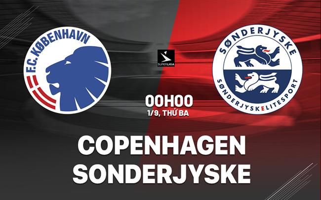 Nhận định bóng đá Copenhagen vs Sonderjyske 0h00 ngày 1/9 (VĐQG Đan Mạch 2026/27)