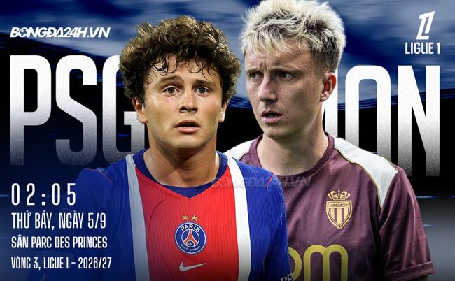 Nhận định bóng đá PSG vs Monaco (2h05 ngày 5/9): Chờ mưa bàn thắng