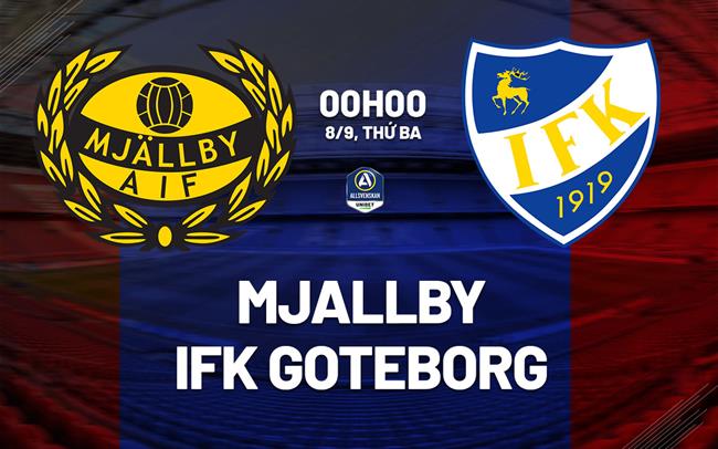 Nhận định bóng đá Mjallby vs IFK Goteborg 0h00 ngày 8/9 (VĐQG Thụy Điển 2026/27)