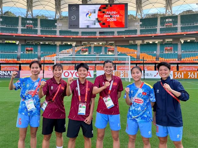 ĐT nữ Việt Nam hoàn tất chuẩn bị cho trận ra quân ASIAD 2026