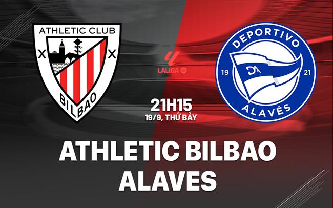 Nhận định Athletic Bilbao vs Alaves (21h15 ngày 19/9): Derby xứ Basque