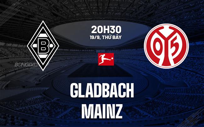 Nhận định bóng đá Monchengladbach vs Mainz 20h30 ngày 19/9 (Bundesliga 2026/27)