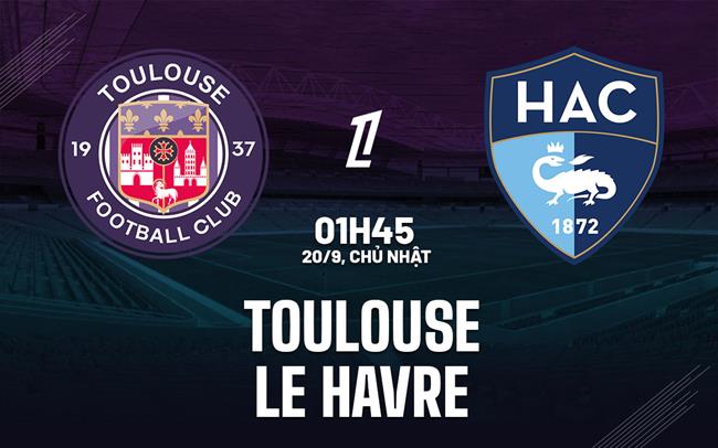 Nhận định bóng đá Toulouse vs Le Havre 1h45 ngày 20/9 (Ligue 1 2026/27)