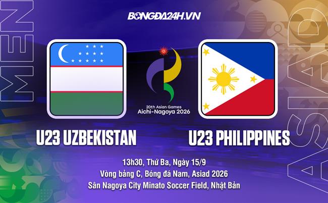Nhận định U23 Uzbekistan vs U23 Philippines (13h30 ngày 15/9): Thách thức cho đại diện Đông Nam Á
