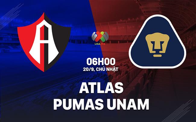 Nhận định bóng đá Atlas vs Pumas UNAM 6h00 ngày 20/9 (VĐQG Mexico 2026/27)