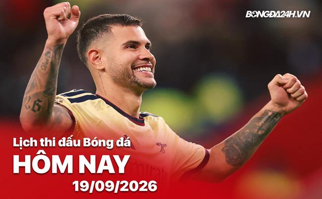 Lịch thi đấu, trực tiếp bóng đá hôm nay 19/09/2026: Brighton vs Arsenal